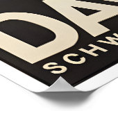 Davos Wall Art Switzerland Poster Swiss Gift Print ポスター (角)