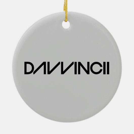 Davvincii セラミックオーナメント (裏面)