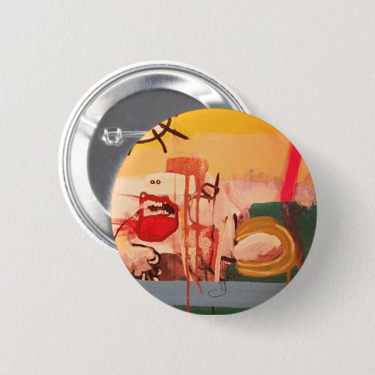 Davy Crockett!!! 缶バッジ (正面&裏面)