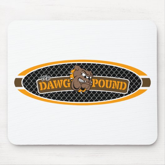 Dawgのポンドのチェーン・リンク マウスパッド (正面)