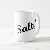 Dawgの塩辛く大きいマグ コーヒーマグカップ (正面右)