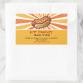 Dawgの熱いステッカー 長方形シール (バッグ)