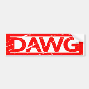 Dawgスタンプ バンパーステッカー