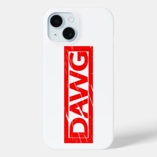 Dawgスタンプ Case-Mate iPhoneケース (裏面)