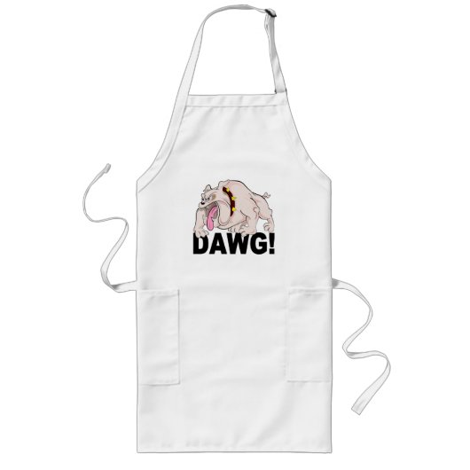 DAWG！エプロン – スタイル&カラーを選択 ロングエプロン (正面)