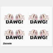 DAWG！シール 長方形シール (シート)