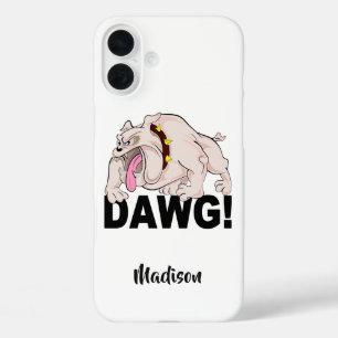 DAWG!名前をカスタムする iPhone 16 PLUSケース