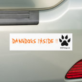 dawgdogs、中DAWGDOGS!! バンパーステッカー (車上)