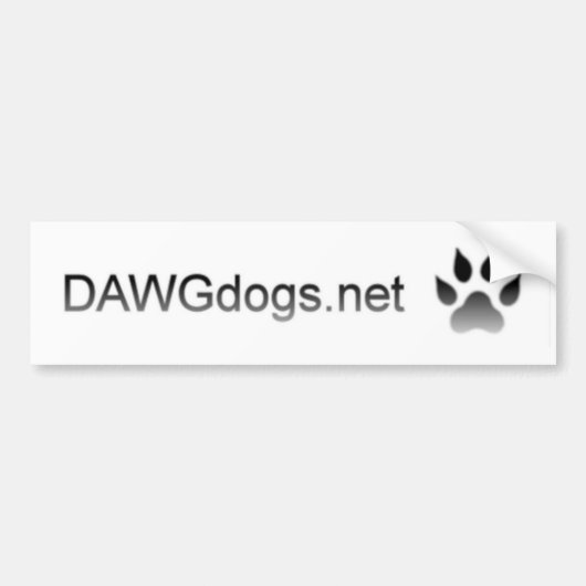 DAWGdogs.net バンパーステッカー (正面)