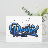 Dawid Heart Splash Graffiti Karte カード (スタンド正面)