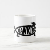 Dawkinsの魚 コーヒーマグカップ (中央)