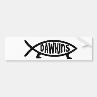 Dawkinsの魚 バンパーステッカー