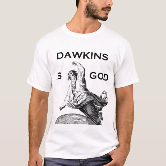 Dawkinsは神です Tシャツ (正面)