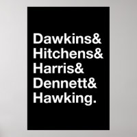 Dawkins&Hitchens&Harris&Dennett&Hoking – 科学