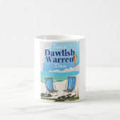 Dawlish Warren Devonヴィンテージ列車のポスター コーヒーマグカップ (中央)