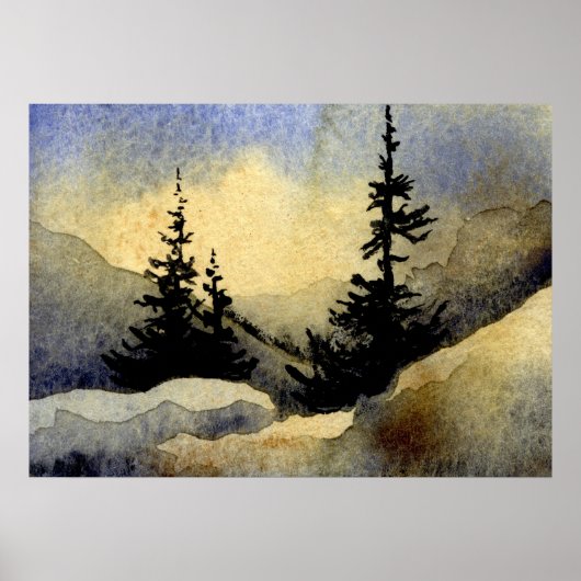 「Dawn #1」ランドスケープ・ポスター ポスター (正面)