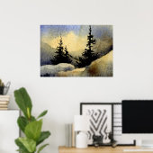 「Dawn #1」ランドスケープ・ポスター ポスター (ホームオフィス)