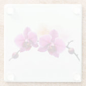 Dawn Bloom Orchid ガラスコースター (裏面)