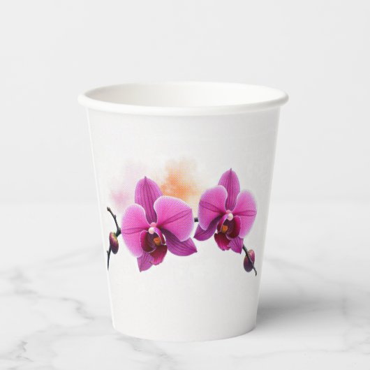 Dawn Bloom Orchid 紙コップ (正面)