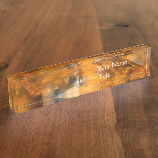 DAWN DARK/エイリアンワールドSF, Sci-Fi デスクネームプレート (側面)