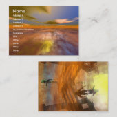 DAWN DARK/Clouds of a Dream Scape, Sci-Fi,テクノ 名刺 (正面/裏面)