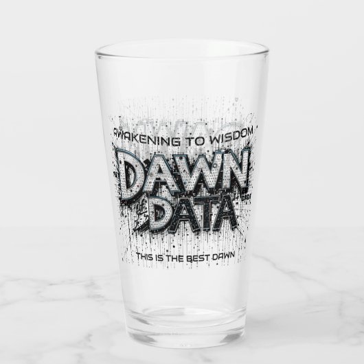 Dawn Data Glass Cups タンブラーグラス (裏面)