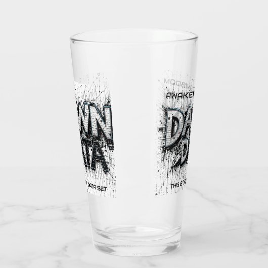 Dawn Data Glass Cups タンブラーグラス (左)