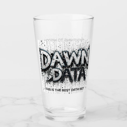 Dawn Data Glass Cups タンブラーグラス (正面)