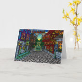 Dawn in Thorsville - Greeting Card カード (黄色い花)