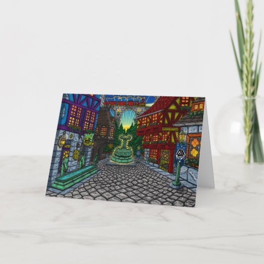 Dawn in Thorsville - Greeting Card カード (正面)
