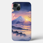 Dawn of Hope at Mount Fuji Case-Mate iPhoneケース (裏面)