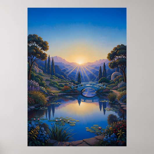 Dawn Over the Garden Bridge ポスター (正面)