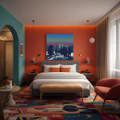 Dawn Yak Caravan Everest Collectible Artwork キャンバスプリント