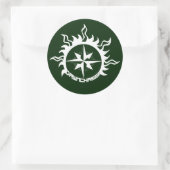 Dawnchaserのステッカー ラウンドシール (バッグ)