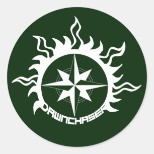Dawnchaserのステッカー ラウンドシール