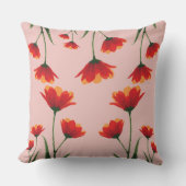 Dawnfire Poppies クッション (正面)