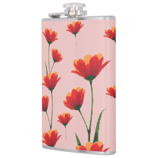 Dawnfire Poppies フラスク (左)