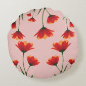 Dawnfire Poppies ラウンドクッション (裏面)