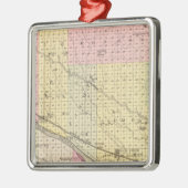 Dawson郡、ネブラスカ メタルオーナメント (左)