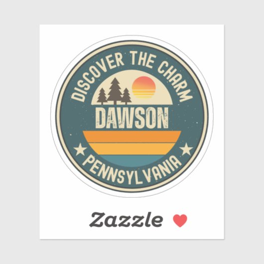 Dawson, Pennsylvania シール (シート)