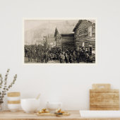 Dawson Yukon Territory Photo 1898 ポスター (キッチン)