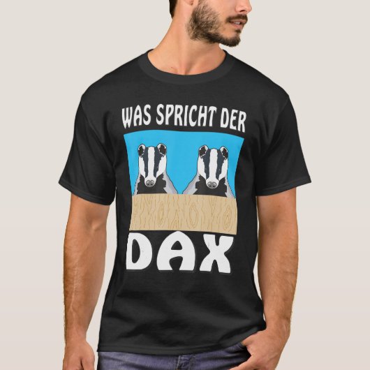 DAXの株式交換業者の取引 Tシャツ (正面)