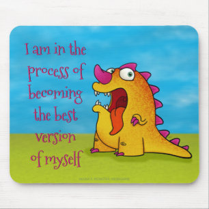 Daxディーノモンスター、w/quoteのmousepad マウスパッド