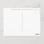 Dax the Dino付き/引用文、はがき ポストカード (裏面)