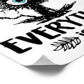 Day おもしろい Strested猫先生学生証 ポスター (角)