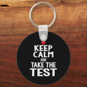 Day 保 Calm &;テスト試験を受けおもしろいま教えす キーホルダー (正面)