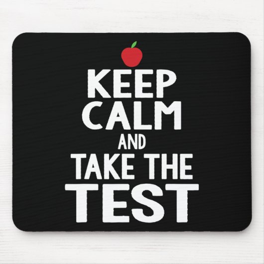 Day 保 Calm &;テスト試験を受けおもしろいま教えす マウスパッド (正面)