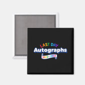 Day Autographs 2023幼稚園先生卒業 マグネット (正面/裏面)