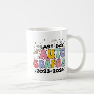 Day Autographs 2023-2024レトロ学校の最終日 コーヒーマグカップ