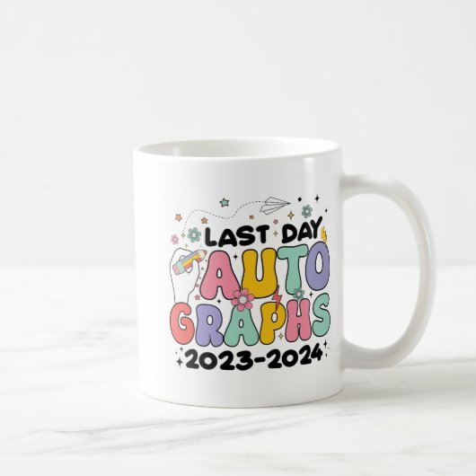 Day Autographs 2023-2024レトロ学校の最終日 コーヒーマグカップ (右)